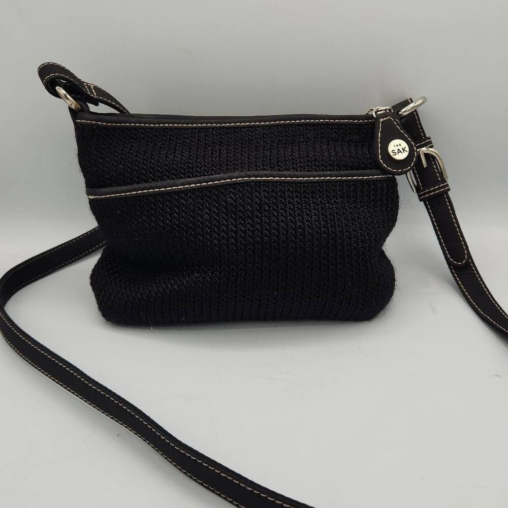The Sak blac crochet knit bag